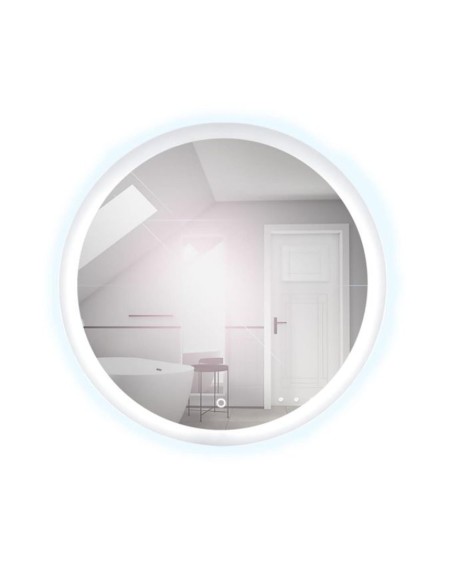 SP10 | Specchio a LED Rotondo | Specchio Bagno a cerchio con luce | Specchio da parete con illuminazione LED | Accensione Tou...