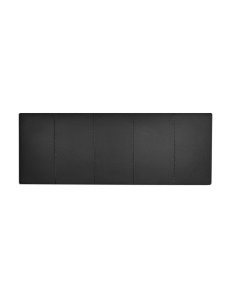 Testiera in Ecopelle | Nero | Righe | 160X60 |