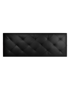 HEADBOARD | Faux leather Backrest | Color: Black | Diamond Stitching | Dimension: 160X60 2