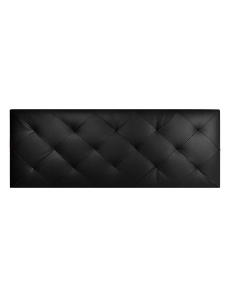 Testiera in Ecopelle | Nero | Rombo | 160X60 |
