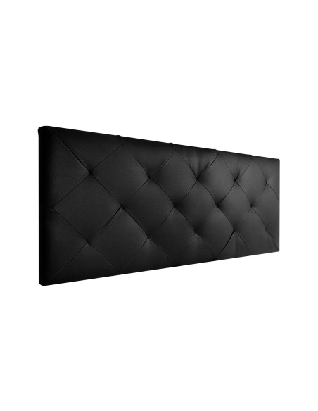 HEADBOARD | Faux leather Backrest | Color: Black | Diamond Stitching | Dimension: 160X60