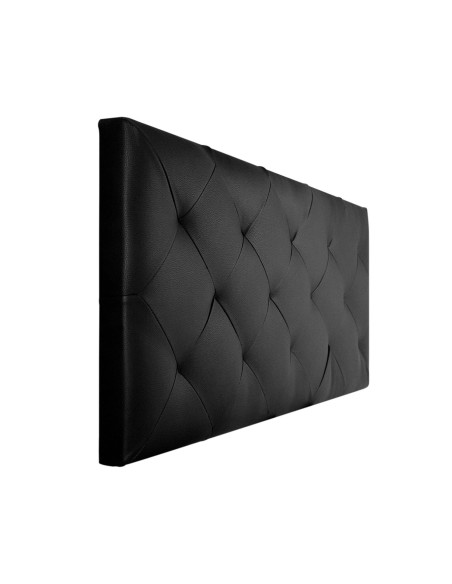 Testiera in Ecopelle | Nero | Rombo | 160X60 |