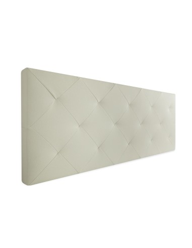 HEADBOARD | Faux leather Backrest | Color: White | Diamond Stitching | Dimension: 160X60