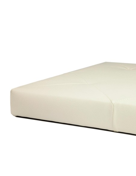 Testiera in Ecopelle | Bianco | Rombo | 160X60 |