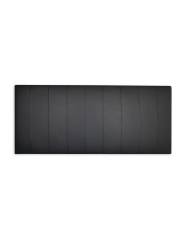 HEADBOARD | Faux leather Backrest | Color: Black | Striped Stitching | Dimension: 180X80