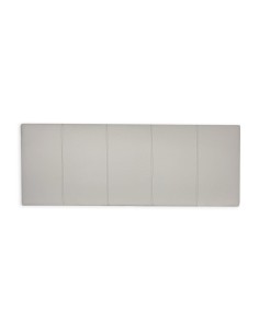 TESTIERA | Spalliera in Ecopelle | Colore Grigio | Cucitura Righe | Dimensione 160X60 2