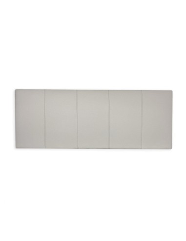 HEADBOARD | Faux leather Backrest | Color: Grey | Striped Stitching | Dimension: 160X60