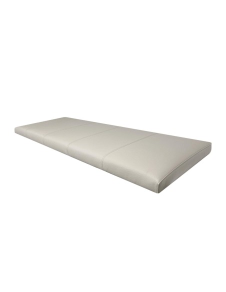 Testiera in Ecopelle | Grigio | Righe | 160X60 |