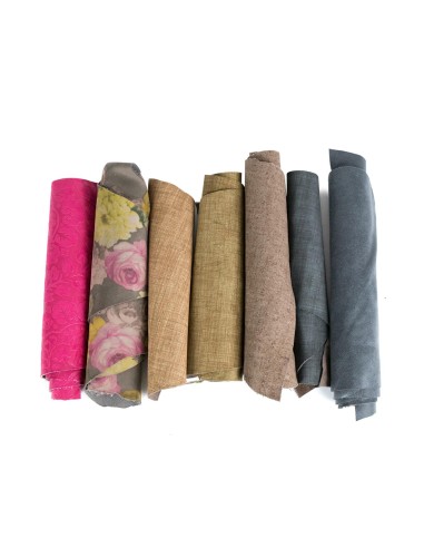 FANTASY | SET 1 kg Real Leather Scraps | Mixed Fantasy Colors | Mixed Dimensions