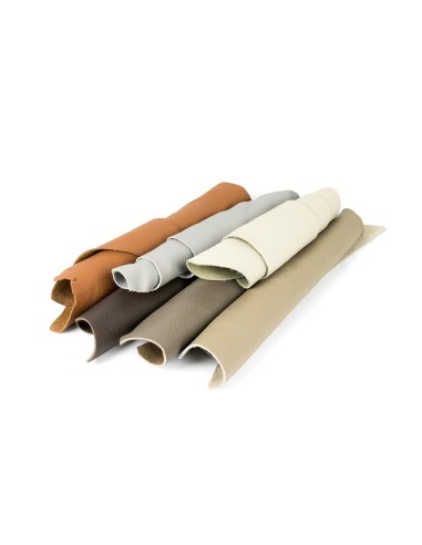 CLASSIC | SET 1 kg Real Leather Scraps | Mixed Classic Colors | Mixed Dimensions