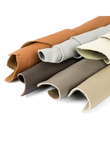 CLASSIC | SET 1 kg Real Leather Scraps | Mixed Classic Colors | Mixed Dimensions