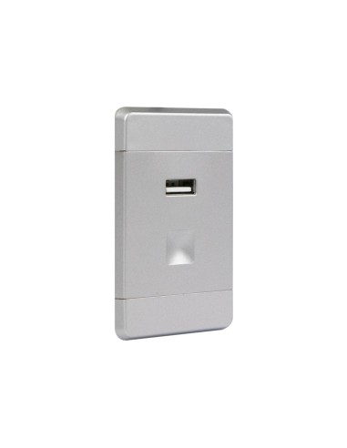 USB SWITCH ALUMINUM | Light switch with USB port | Voltage 12V