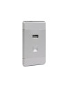 USB SWITCH ALLUMINIO | Interruttore luci con presa USB |