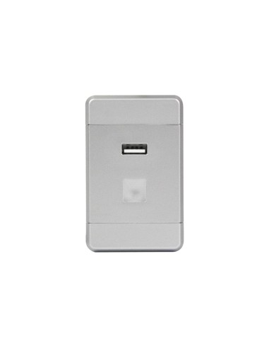 USB SWITCH ALUMINUM | Light switch with USB port | Voltage 12V