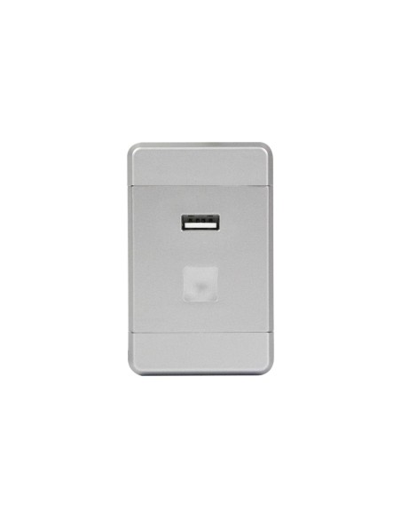 USB SWITCH ALUMINUM | Light switch with USB port | Voltage 12V