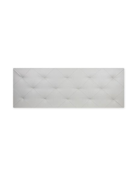 HEADBOARD | Faux leather Backrest | Color: Grey | Diamond Stitching | Dimension: 160X60
