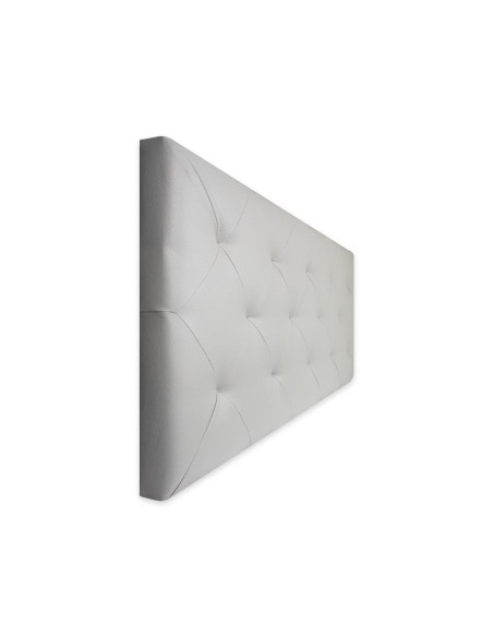 Testiera in Ecopelle | Grigio | Rombo | 160X60 |