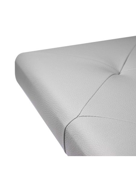 HEADBOARD | Faux leather Backrest | Color: Grey | Diamond Stitching | Dimension: 160X60