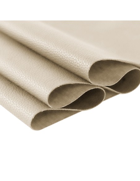 GUELL - col: CREAM | Ecopelle per rivestimenti | Idrorepellente | Alta resistenza I Antibatterica | Antimuffa | Certificazion...