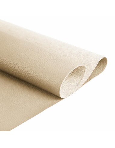 GUELL - col: CREAM | Ecopelle per rivestimenti | Idrorepellente | Alta resistenza I Antibatterica | Antimuffa | Certificazion...