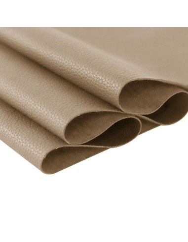 GUELL - col: TOFFEE | Faux leather for upholstery | Water-repellent | High resistance | Antibacterial | Anti-mold
