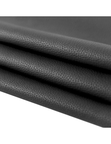 GUELL - col: BLACK | Faux leather for upholstery | Water-repellent | High resistance | Antibacterial | Anti-mold