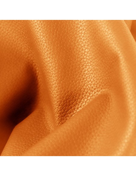 GUELL - col: ORANGE | Ecopelle per rivestimenti | Idrorepellente | Alta resistenza I Antibatterica | Antimuffa | Certificazio...