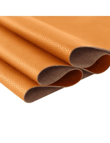 GUELL - col: ORANGE | Faux leather for upholstery | Water-repellent | High resistance | Antibacterial | Anti-mold