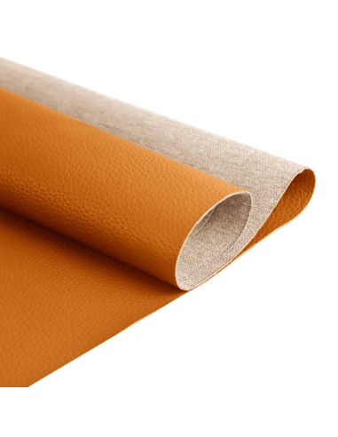 GUELL - col: ORANGE | Ecopelle per rivestimenti | Idrorepellente | Alta resistenza I Antibatterica | Antimuffa | Certificazio...