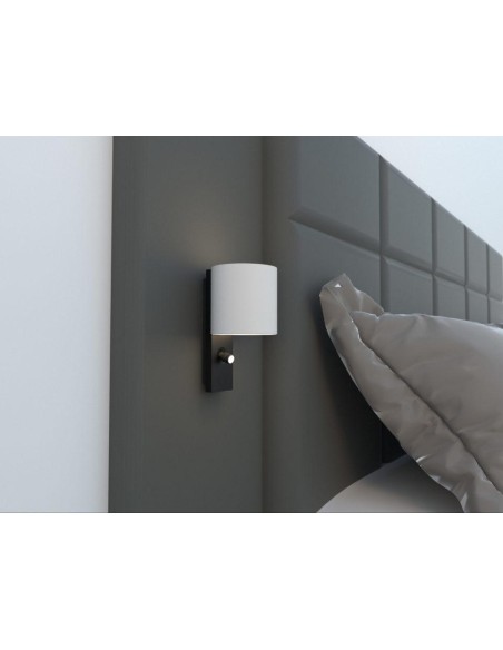 KINKIET NERA E BIANCA | Lampada LED |
