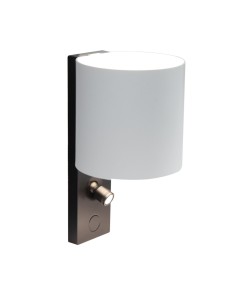 KINKIET BLACK AND WHITE | LED Lamp + Adjustable Reading Spotlight | Light: Natural | Voltage: 12 V 2