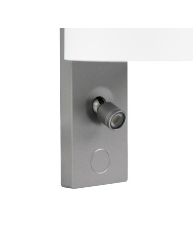 KINKIET ALLUMINIO E BIANCA | Lampada LED |