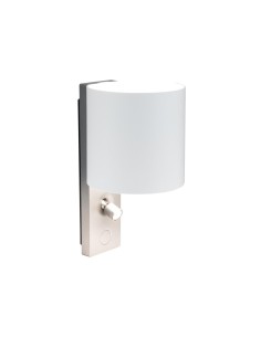 KINKIET ALLUMINIO E BIANCA | Lampada LED | 2