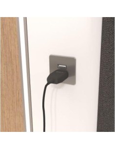 USB/S CHARGER ALLUMINIO QUADRATO | Doppia presa USB ad incasso | Caricatore USB | 2