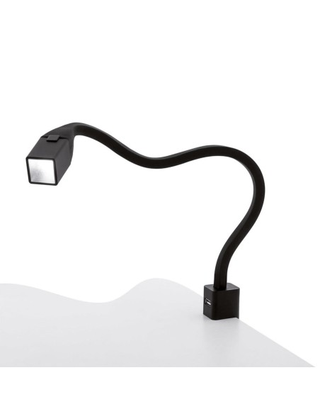 FLEXI/Q USB NERA | Lampada LED Flessibile con attacco USB |