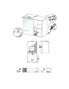 MINI BOX | Light switch with socket | Color: White 2