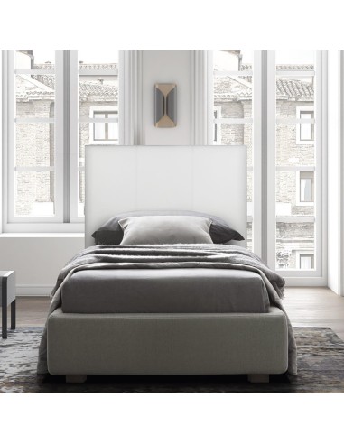 Faux Leather Headboard | Single | 80X60 | Striped | White | Single Bed |