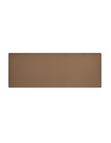 Testiera in Ecopelle | Taupe | Righe | 160X60 |