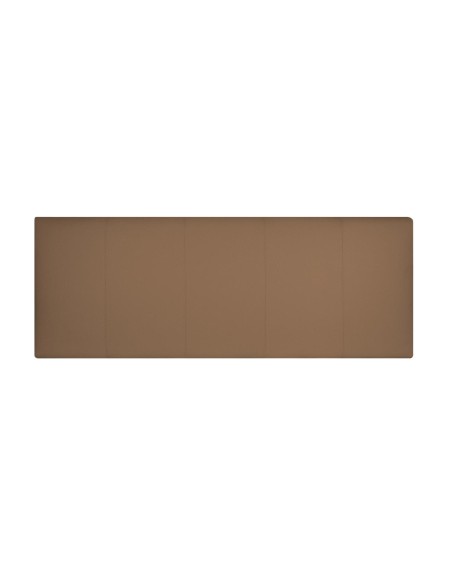 HEADBOARD | Faux Leather Headboard | Taupe Color | Striped Stitching | Dimensions 160X60