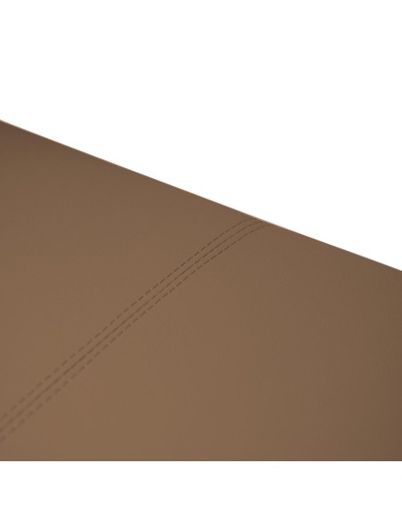 Testiera in Ecopelle | Taupe | Righe | 160X60 |