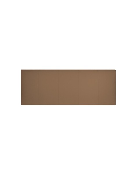 HEADBOARD | Faux Leather Headboard | Taupe Color | Striped Stitching | Dimensions 160X60