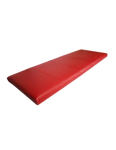 Testiera in Ecopelle | Rosso | Righe | 160X60 |