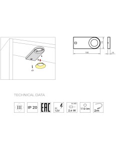 SPACE 2 NERA | Lampada LED per cucina | 2