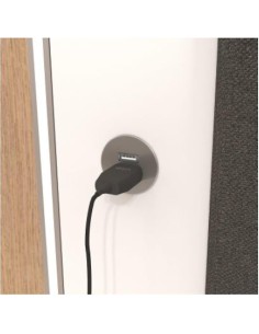 USB/R ROUND USB CHARGER | Double recessed USB socket | Color: Aluminum | USB Charger | Voltage 12V 2