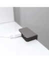 USB/T CHARGER NERO/ALLUMINIO | Doppia presa USB da appoggio | Caricatore USB |