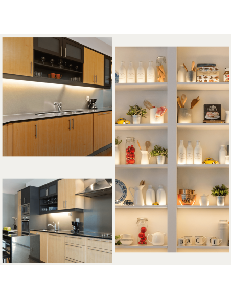 OMEGA SWITCH | LED Profile with touch switch | Lamp: Aluminum | Light: Natural | L. 30 cm | Voltage: 12V