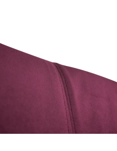 Testiera in Velluto | Bordeaux | Righe | 180X80 |