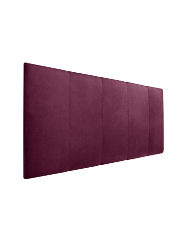 TESTIERA VELLUTO | Colore: Bordeaux | Cucitura: Righe | Dimensione: 180x80 cm