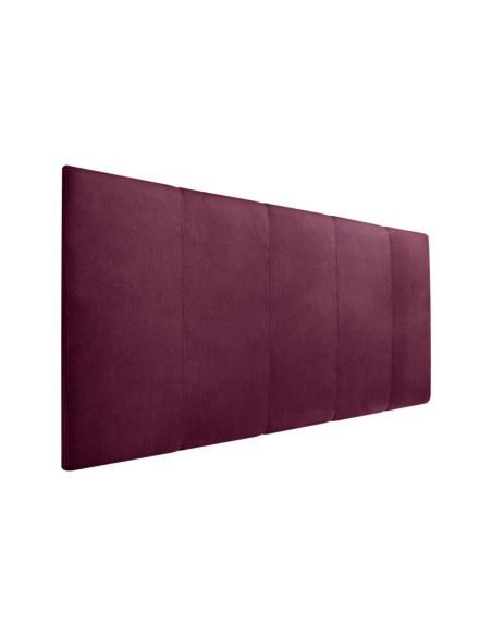 Testiera in Velluto | Bordeaux | Righe | 180X80 |