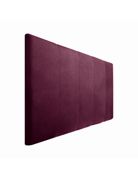 Testiera in Velluto | Bordeaux | Righe | 180X80 |